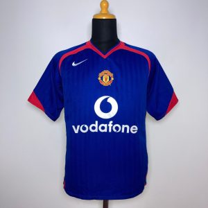 CLASSICSOCCERSHIRT.COM 2005 06 Manchester United Away Excellent S Nike