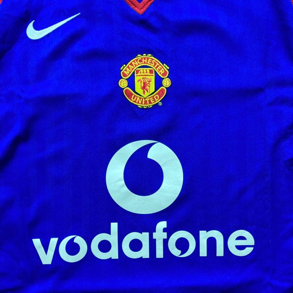 CLASSICSOCCERSHIRT.COM 2005 06 Manchester United Away Excellent S Nike 4